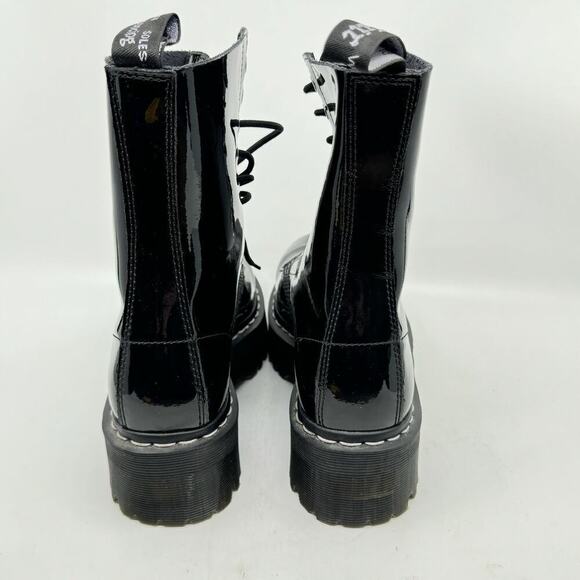 DR MARTENS Aggy 1490 Platform Patent Leather Boots - Picture 5 of 8